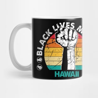 Hawaii black lives matter political protest Mug